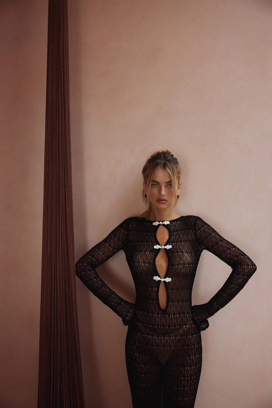 Keyhole Crochet Dress