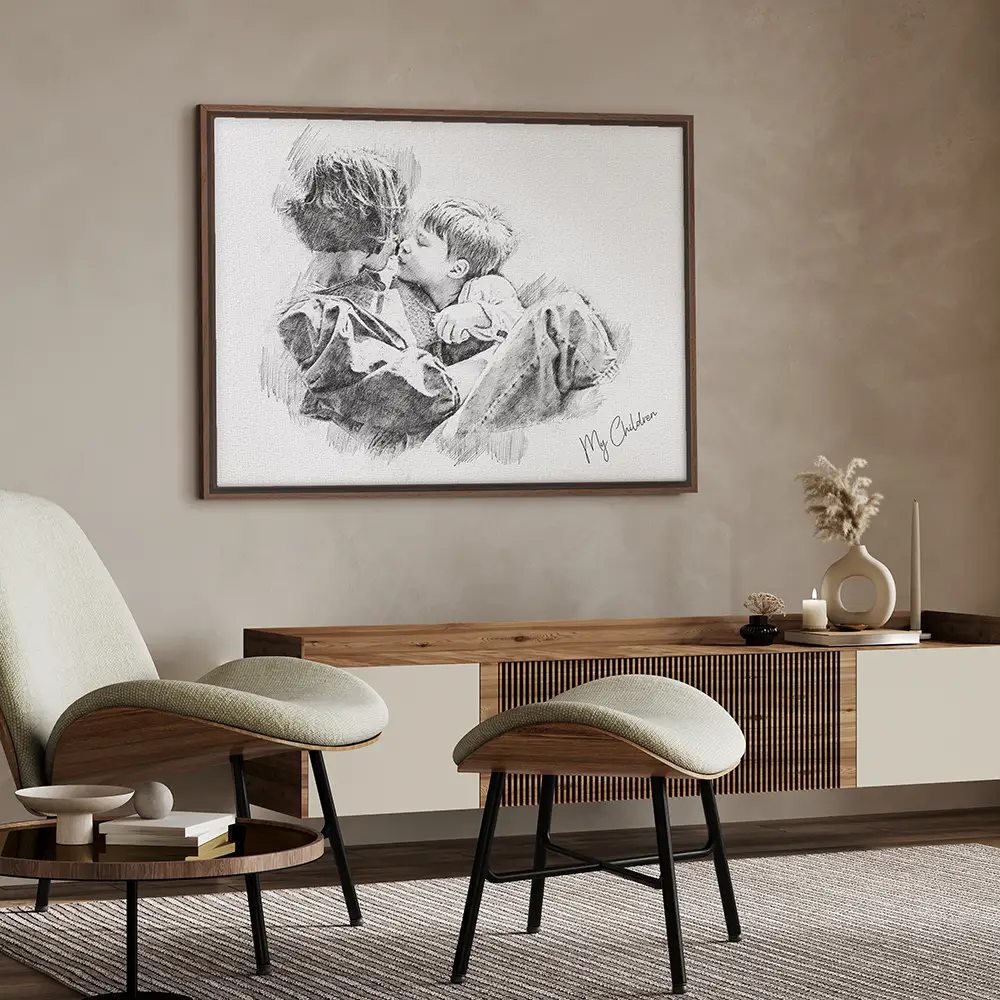 Sketching Memories - Horizontal Canvas